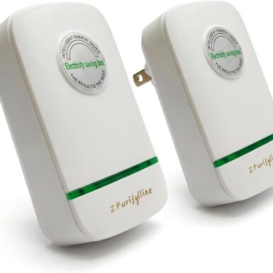 StopWatt Smart Plug Device, 2 Pack Stop Watt Plug for Home Office, Voltage Stabilizer and Surge Protector with Overload Protection, Flame Retardant ABS, US 2 Prong 90V-250V